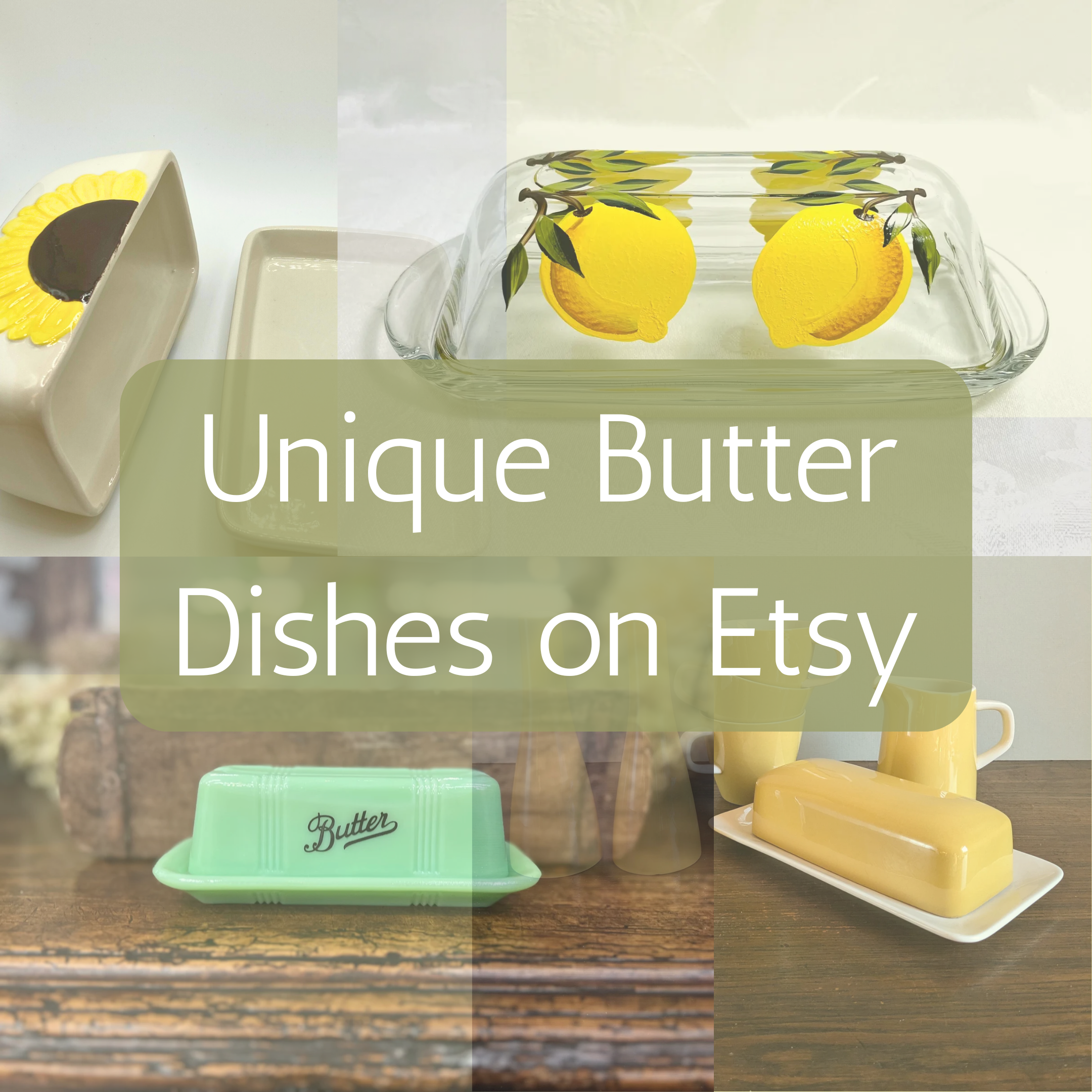 4 Unique Butter Dishes on Etsy That Deserve a Spot on Your Table